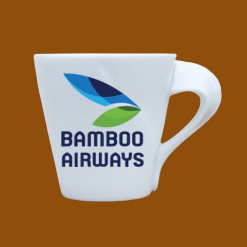 Ly sứ in logo doanh nghiệp Bamboo Airways