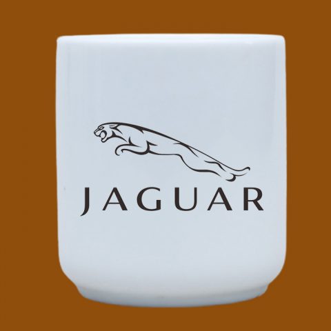 Ly sứ quà tặng Bát Tràng in logo Jaguar