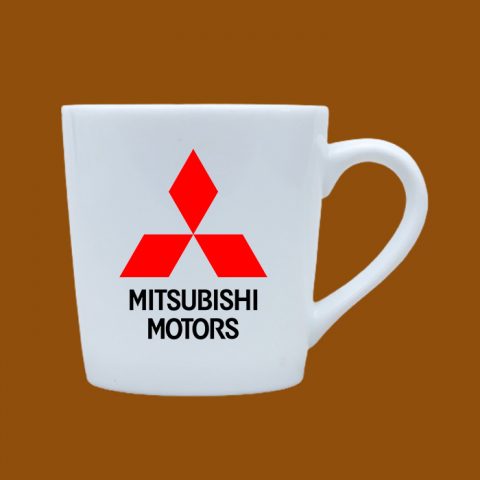 Ly sứ quà tặng Bát Tràng in logo Mitsubishi
