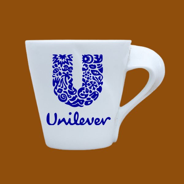 Ly sứ trắng in logo Unilever
