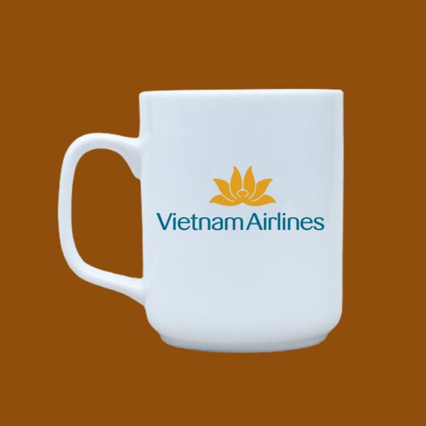 Ly sứ trắng in logo Vietnam Airlines